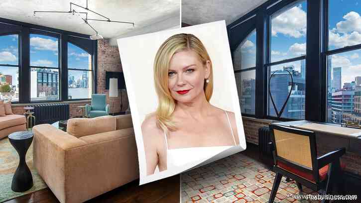 Kirsten Dunst's New York penthouse hits the market for $6.9 million