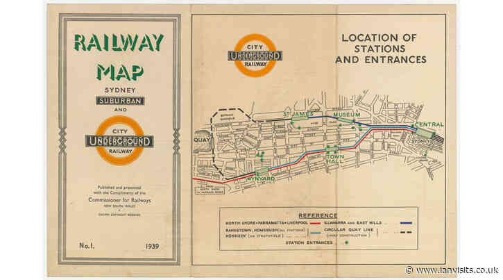 Rare copy of a Beck-inspired tube map – for Australia