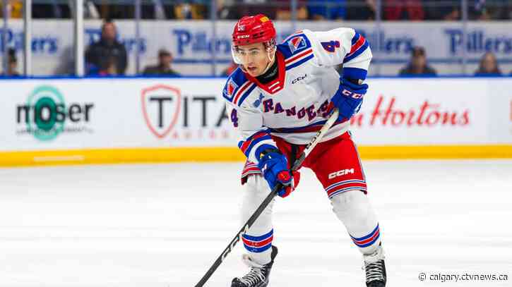 Flames sign prospect Hunter Brzustewicz to entry-level deal