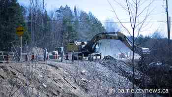 Cause of washout that severed Highway 35 in Muskoka in two under investigation