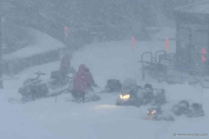 Lake Tahoe Ski Resort Reporting 150+mph Wind Gusts