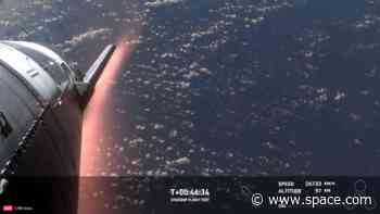 Watch SpaceX's Starship reenter Earth's atmosphere in this fiery video