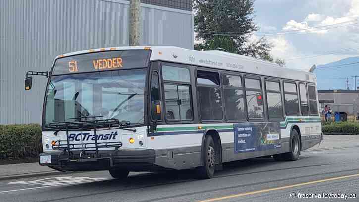 Chilliwack bus driver removed from duties for allegedly making inappropriate comments to a minor