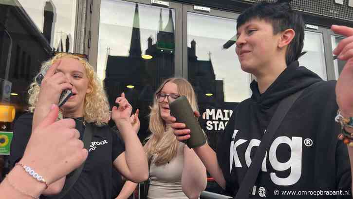 Fans staan hele dag in de rij en hopen dat Joost Klein zijn Europapa zingt