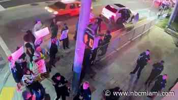 Miami Beach commissioner confronts chief over police presence at pro-Palestinian protest