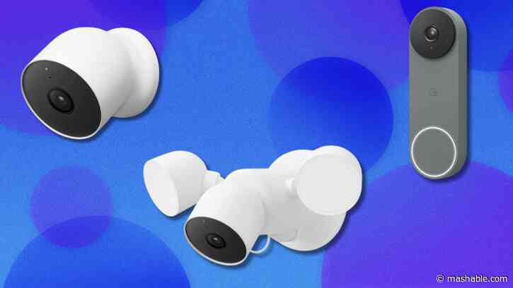 Save up to 22% on Google Nest security cameras and video doorbells at Amazon