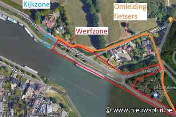 Nieuwe 1100 ton zware brug wordt zondag geplaatst