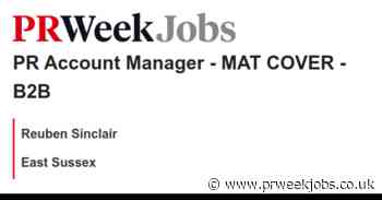 Reuben Sinclair: PR Account Manager - MAT COVER - B2B
