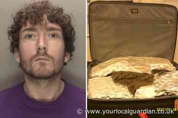 Gatwick Airport smuggler brought £174,000 of weed to UK