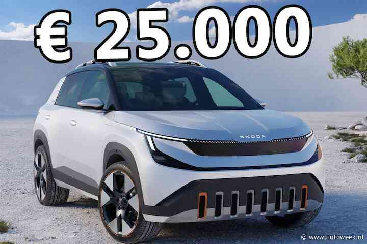 Skoda Epiq: compacte elektrische SUV voor 25 mille!