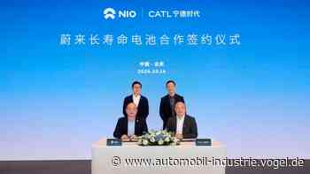 Nio und CATL arbeiten an langlebigen Batterien