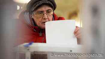 Präsidentenwahl in Russland: Wladimir Putin lässt sich wiederwählen