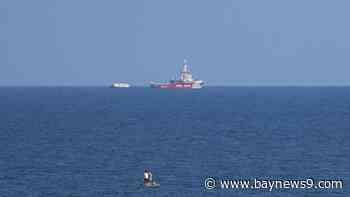 First ship to use new sea route approaches Gaza with 200 tons of aid
