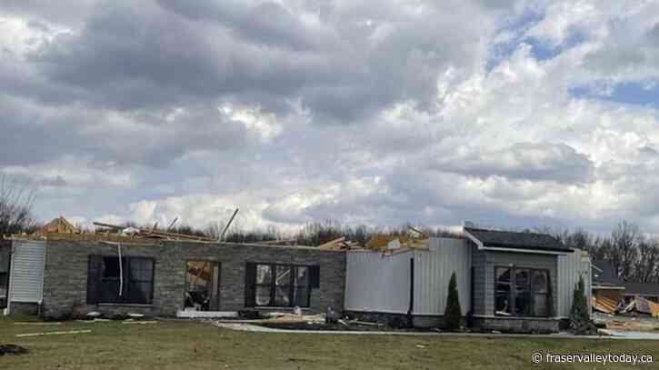 Tornadoes leave a trail of destruction in central US and kill at least 3 in Ohio