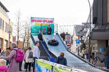 Sieben Spielstationen beim „Riesenspaß“ in Melle