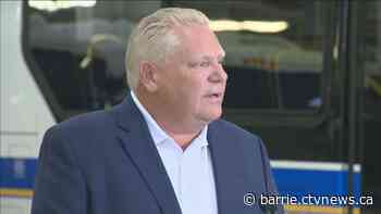 Premier Doug Ford announces $6.3M reward to City of Barrie for exceeding housing targets