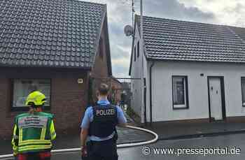 FW Bocholt: Küchenbrand in Bocholt