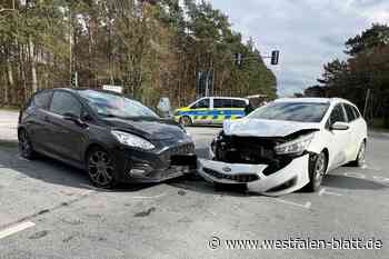 Ein Schwerverletzter nach Unfall auf der Haller Straße