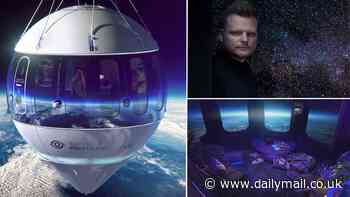 Michelin STAR dining! Six diners will be cooked a meal by a two-star chef on board a balloon at the edge of space next year - but a ticket will set you back $495,000