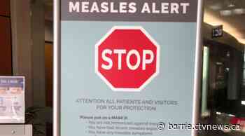 Health unit warns Simcoe County residents about possible measles exposure at several locations