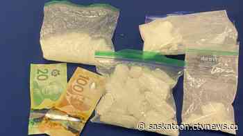 Saskatoon man charged after methamphetamine and cocaine seized