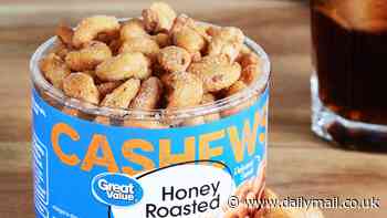 Cashews sold at Walmart stores in 30 US states  are RECALLED due to undeclared 'fatal' allergen after wrong labels were applied to cans... here is where the tainted nuts were sold