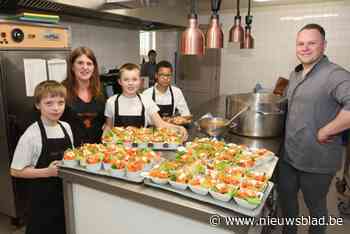 15 jonge koks uit basisschool Wilgenduin nemen restaurant en zaal Strijboshof over