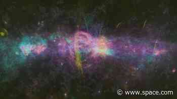 Scientists reveal never-before-seen map of the Milky Way's central engine (image)