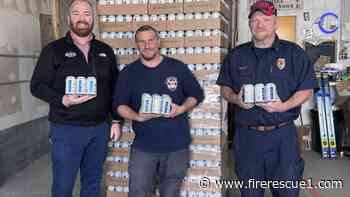 Apply for canned drinking water to keep your crew hydrated this wildfire season