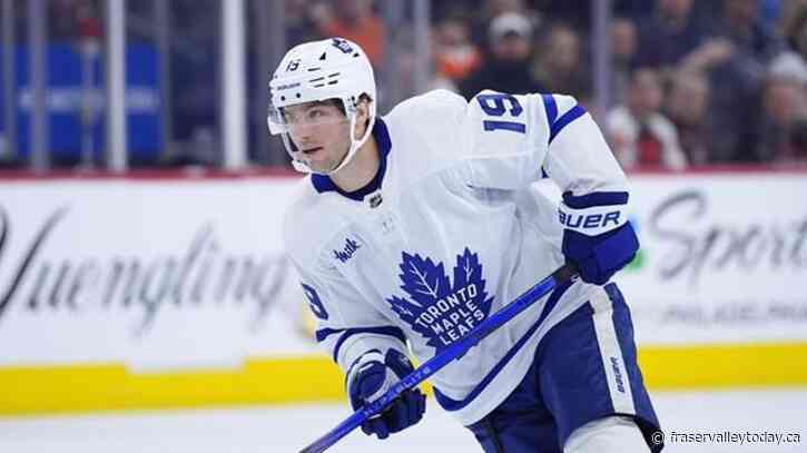 Maple Leafs forward Calle Jarnkrok out week-to-week with a hand injury
