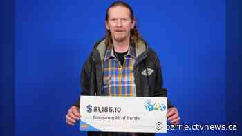 Barrie man shocked to find out his $8 lottery win was actually worth a lot more