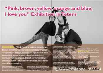 Pink brown yellow orange and blue I love you Exhibition in Tetem