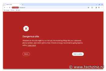 Chrome in staat 25 procent meer phishing-pogingen te blokkeren