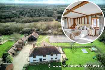 Grade II listed farmhouse near Harold Wood on sale for £1.7m