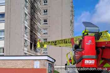 Sun Court Erith flat fire: Five treated by ambulance crews