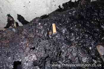 Cigarette causes fire that damaged maisonette in Hornchurch