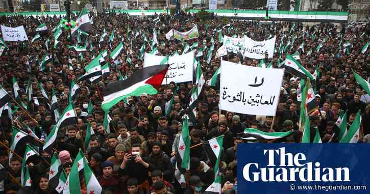 Protests in north-west Syria mark 13 years since start of fight for democracy