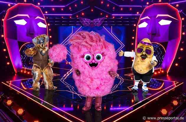 Zuckersüße Konkurrenz: Die ZUCKERWATTE und der ROBODOG wollen sich bei #MaskedSinger gegen die COUCHPOTATO durchsetzen