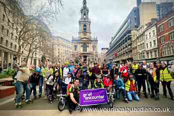 Skaters take on 10 mile London skate from Battersea to The Strand