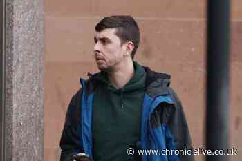 'Aggressive' North Tyneside man pushed police officer down flight of stairs and assaulted another