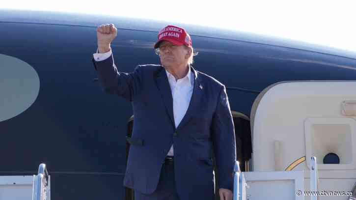 Trump campaigns for GOP Senate candidate Bernie Moreno in Ohio