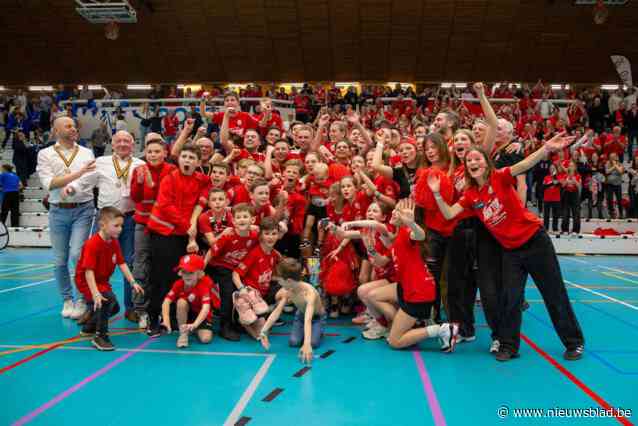 Borgerhout/Groen-Wit pakt Belgische titel in zaalkorfbal na golden goal Jaro Peeters tegen Floriant: “Een kinderdroom komt uit”