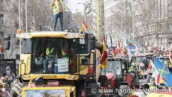 Neue Bauernproteste in Spaniens Hauptstadt Madrid