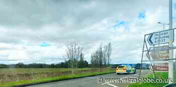 Man dies after Mercedes crashes on Wirral country road