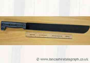 Man seen 'brandishing machete' in Nelson town centre