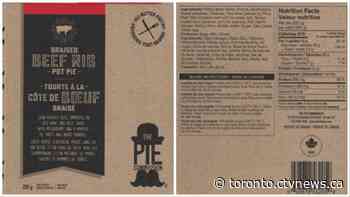 Recall issued for braised beef rib pot pie in Ontario