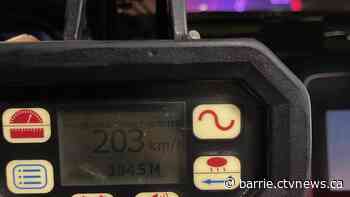 Driver charged with Stunt driving after going double the speed limit