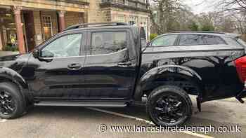 Car with black alloys and roof bars stolen from Billington