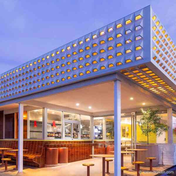 LA chicken restaurant by Preen Inc "glows from within"
