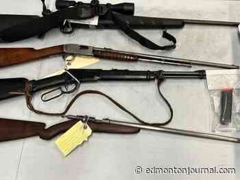 Lac La Biche man faces 16 firearms-related charges after execution of a search warrant: RCMP